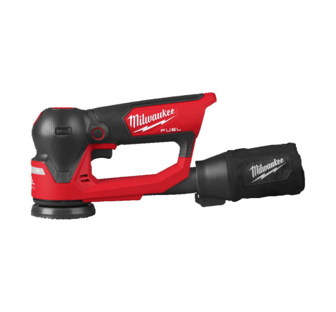 Шлифмашина эксцентриковая аккумуляторная MILWAUKEE M12 FSDR75-0B, Ø75мм (каркас)