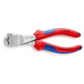 Кусачки торцевые (клещи) особой мощности, Ø4,5мм KNIPEX 67 05 160, хромированные