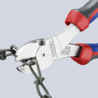 Кусачки боковые (бокорезы) особой мощности, Ø3,8мм, 180мм KNIPEX 74 05 180 SB, хромированные