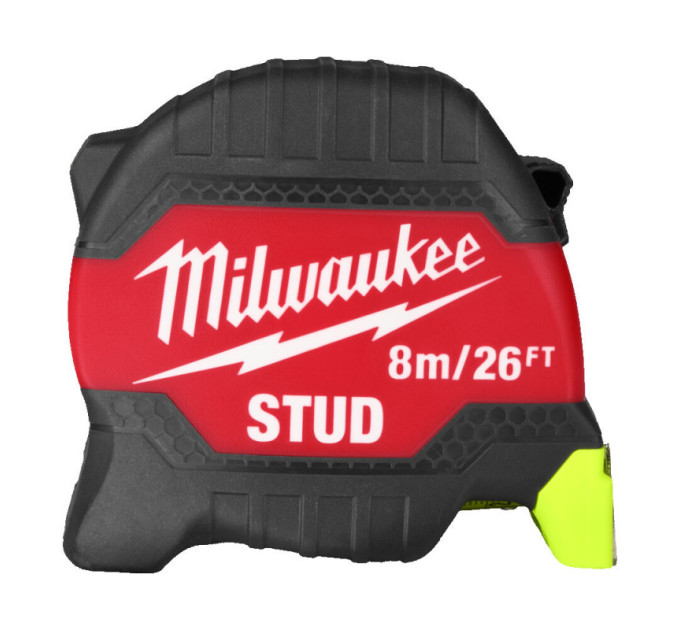 Рулетка магнитная STUD MILWAUKEE (Gen 3), 8м/26фт (33мм)
