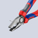 Пассатижи (плоскогубцы) комбинированные Ø12,0мм, 180мм KNIPEX 03 02 180, фосфатированные