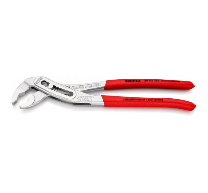 Клещи сантехнические переставные силовые Ø50мм Aligator KNIPEX 88 03 250. хромированные