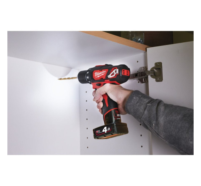 Дриль-шуруповерт акумуляторний MILWAUKEE M12 BDD-0 (30 Нм) (заміна на 4933499683)