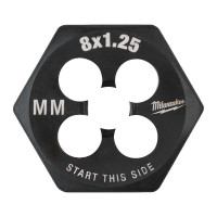Плашка шестигранная MILWAUKEE, М8-1,25мм