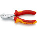 Кусачки боковые (бокорезы) особой мощности, Ø3,4мм, 160мм VDE KNIPEX 74 06 160, хромированные