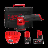 Шліфмашина вібраційна акумуляторна безщіткова MILWAUKEE M12 FDSS-422X (ЗУ+2акк.+HDкейс) Шліфмашина вібраційна акумуляторна безщіткова MILWAUKEE M12 FDSS-422X (ЗУ+2акк.+HDкейс)