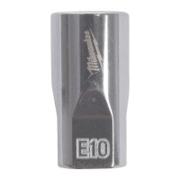 Головка торцевая хромированная TORX Е-стандарт ¼” MILWAUKEE, E10 Головка торцевая хромированная TORX Е-стандарт ¼” MILWAUKEE, E10