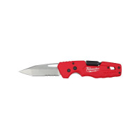 Нож складной FASTBACK MILWAUKEE 5 в 1 с серейторным лезвием 75мм