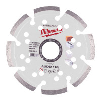 Диск алмазный Speedcross MILWAUKEE AUDD 115, Ø115мм (бетон, кирпич, асфальт)