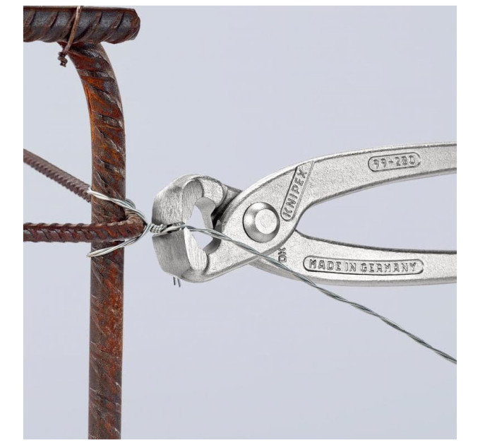 Клещи арматурные Ø2,8мм KNIPEX 99 04 280, (25мм), оцинкованные