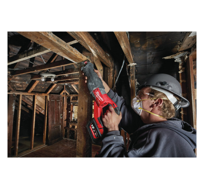 Пила сабельная аккумуляторная бесщёточная MILWAUKEE M18 FSX-121C (ЗУ+1акк.Х12Ач+кейс), (замена на 49