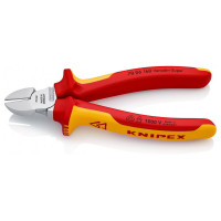 Кусачки боковые (бокорезы), Ø4,0мм, 160мм VDE KNIPEX 70 06 160, хромированные
