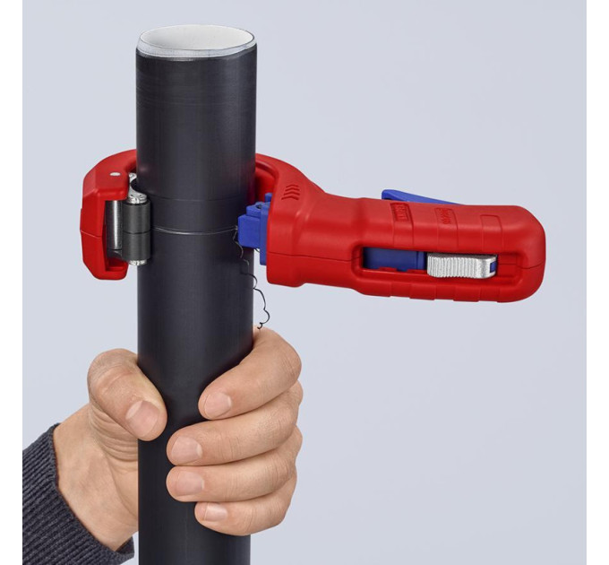 Труборез KNIPEX DP 50 для канализационних ПВХ труб 32/40/ 50мм, 90 23 01 BK