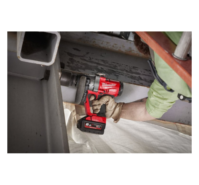 Гайковерт аккумуляторный бесщеточный MILWAUKEE 1'' (2400Нм) M18 ONEFHIWF1-0X, с кольцом (каркас)