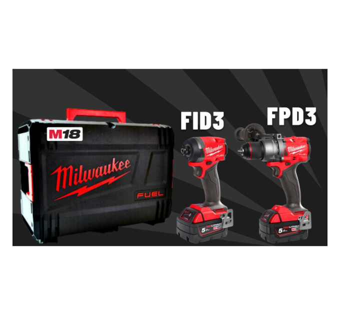 Набор из 2 инструментов аккумуляторных бесщеточных M18 FPP2A3-502X MILWAUKEE