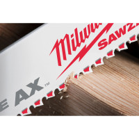 Полотно для сабельных пил AX FANG TIP MILWAUKEE, 150х5,0мм, (5шт), (дерево с гвоздями)