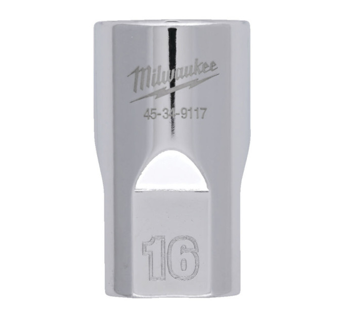 Головка торцева хромована ½" 6гр. MILWAUKEE, 16мм