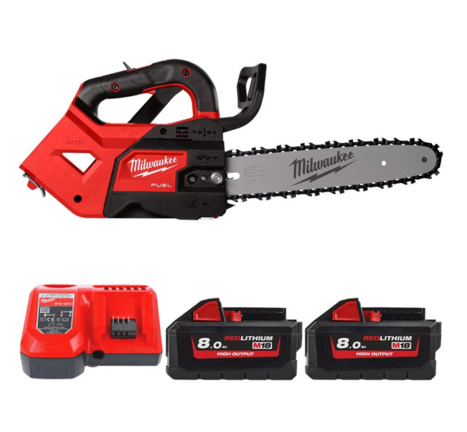 Пила цепная аккумуляторная бесщёточная с верхней рукояткой MILWAUKEE M18 FTHCHS30-802, (замена на 49