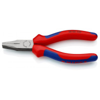 Плоскогубцы с гладкими губками, 140мм KNIPEX 20 02 140, фосфатированные