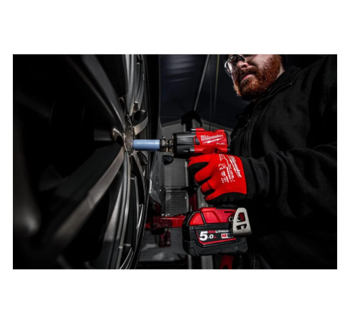 Гайковерт акумуляторний безщітковий MILWAUKEE 1/2" (881 Нм) M18 FMTIW2F12-0Х, з кільцем (каркас)