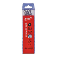 Свердло по металу THUNDERWEB HSS-G MILWAUKEE, DIN338, Ø10,0x133х87мм, (5шт)
