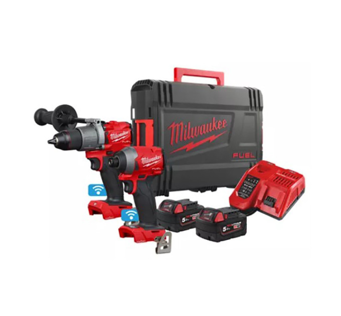 Набір з 2х інструментів безщіткових акумуляторних MILWAUKEE M18 ONEPP2A2-502X
