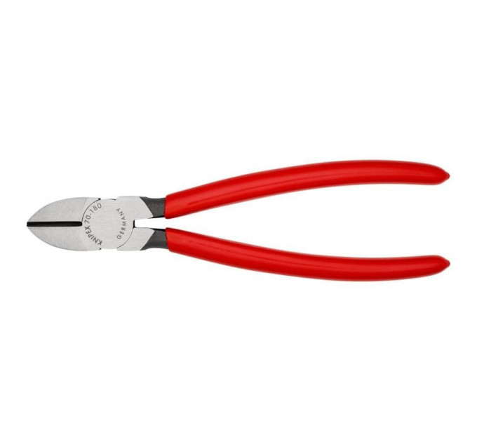 Кусачки боковые (бокорезы), Ø4,0мм, 180мм KNIPEX 70 01 180 SB, фосфатированные