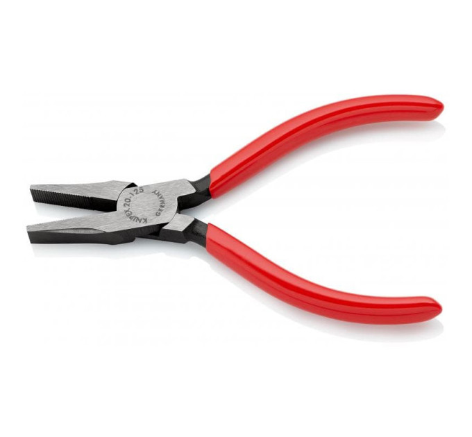 Плоскогубцы с гладкими губками, 125мм KNIPEX 20 01 125, фосфатированные