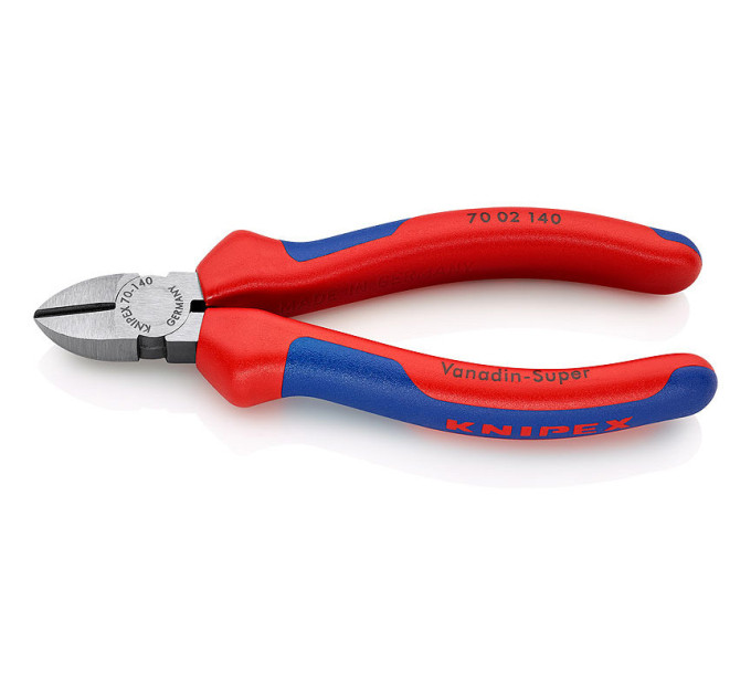 Кусачки боковые (бокорезы), Ø4,0мм, 140мм KNIPEX 70 02 140, фосфатированные