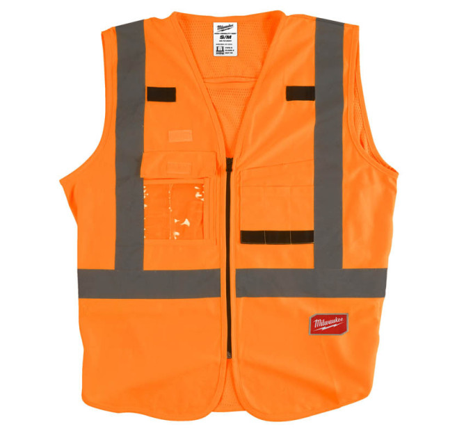 Жилет сигнальный оранжевый MILWAUKEE S/M