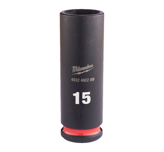 Головка ударная ShW 3/8'' SKT MILWAUKEE, удлиненная, 15мм