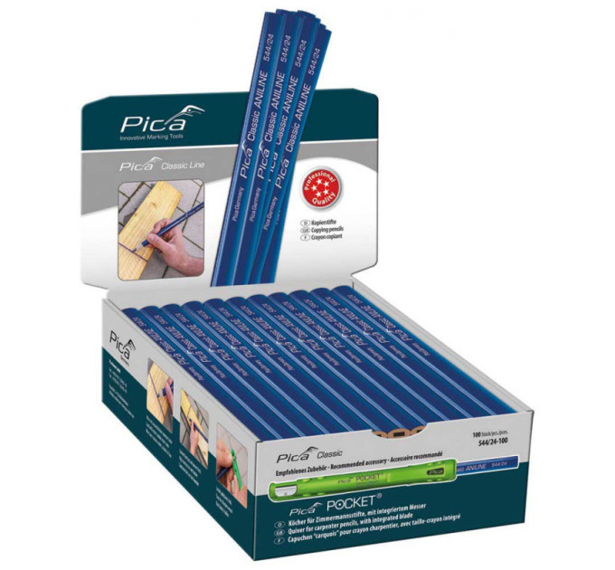 Олівець універсальний Pica Classic ANILINE 544/24, фіолетовий, 24см