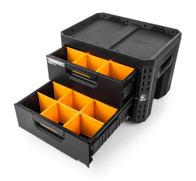 Ящик для инструментов TOUGHBUILT TB-B1-D-72 StackTech большой с 2 выдвижными ящиками