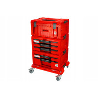 Набор ящиков QBRICK SYSTEM PRO RED DRAWER WORKSHOP SET 4 2.0 RUHD мобильный шкаф (525x345x885мм)