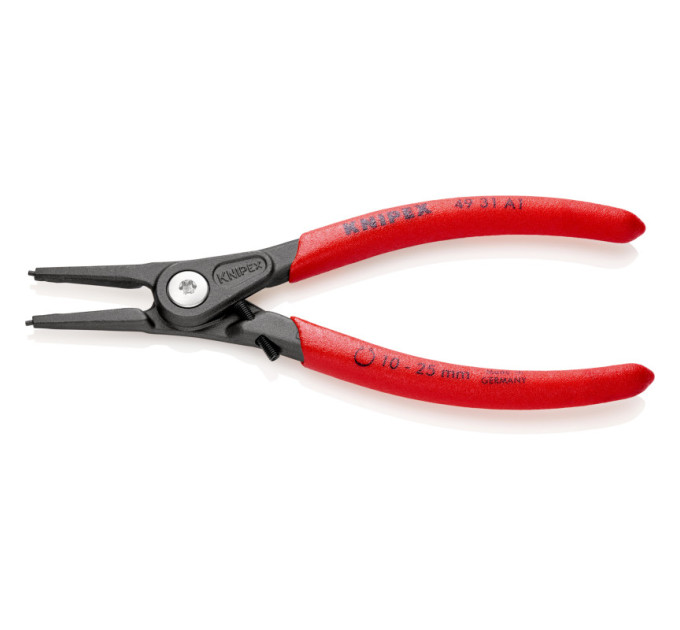 Щипцы прецезионные для наружных стопорных колец прямые, Ø10-25мм KNIPEX 49 31 A1, Ø1,3мм