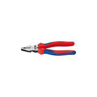 Пассатижи (плоскогубцы) особой мощности Ø11,5мм, 180мм KNIPEX 02 02 180, фосфатированные Пассатижи (плоскогубцы) особой мощности Ø11,5мм, 180мм KNIPEX 02 02 180, фосфатированные