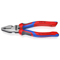 Пассатижи (плоскогубцы) особой мощности Ø11,5мм, 180мм KNIPEX 02 02 180, фосфатированные