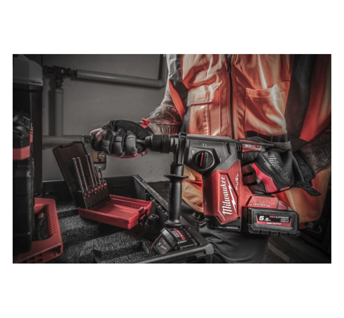 Перфоратор аккумуляторный бесщёточный SDS-PLUS MILWAUKEE M18 ONEFHX-0X (2,5Дж) (каркас+HDкейс)