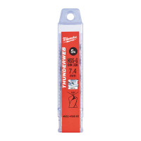 Свердло по металу THUNDERWEB HSS-G MILWAUKEE, DIN338, Ø7,4х109х69мм, (5шт)