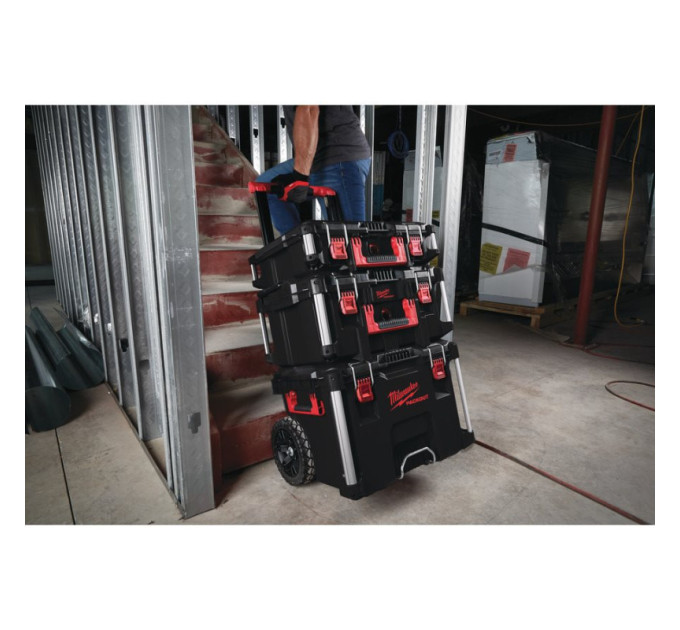 Ящик для інструментів на колесах PACKOUT MILWAUKEE TROLLEY BOX (560x410x650мм)