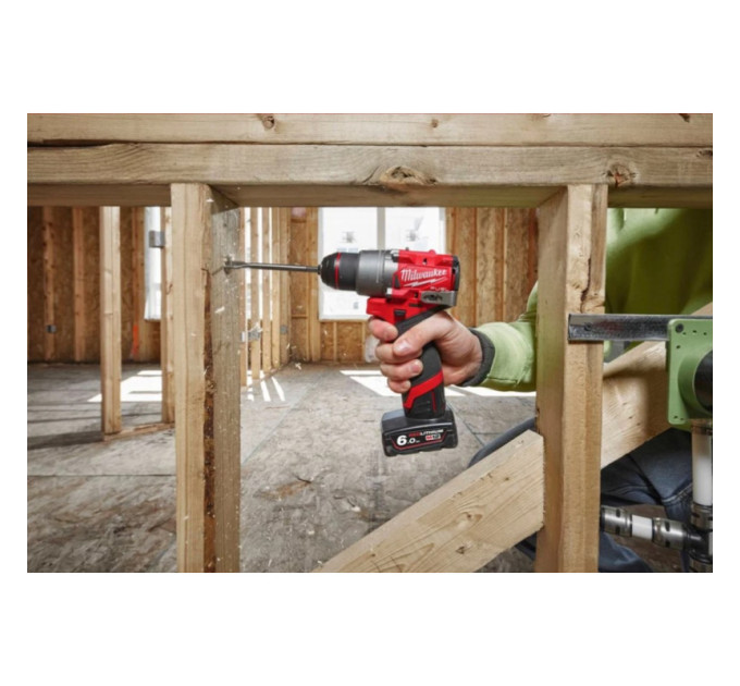 Дриль-шуруповерт акумуляторна безщіткова ударна MILWAUKEE M12 FPD2-402X (45Нм) (ЗУ+2Х4Ач+HDкейс)