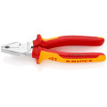Пассатижи (плоскогубцы) особой мощности Ø11,5мм, 180мм VDE KNIPEX 02 06 180 SB, хромированные