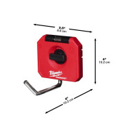 Держатель крючок одинарный PACKOUT MILWAUKEE SMALL SINGLE STRAIGHT HOOK (98x98x120мм)