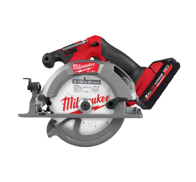 Пила дисковая акумуляторная бесщёточная MILWAUKEE M18 FCS552-302X, Ø165мм (ЗУ+2Х3Ач+HDкейс)