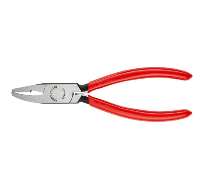Плоскогубцы для отламывания стеклянных полосок, 160мм KNIPEX 91 71 160, фосфатированные