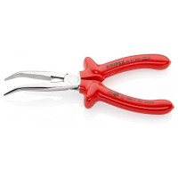 Круглогубцы плоские с режущими кромками, угол 40 °, Ø3,2мм, 200мм KNIPEX 26 27 200, хромированные