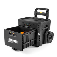 Ящик для инструментов TOUGHBUILT TB-B1-D-R92 StackTech на колесах 1+1 выдвижными ящиками