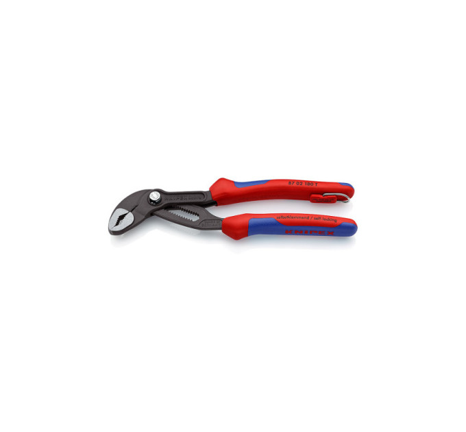 Клещи сантехнические переставные высокотехнологические Ø42мм Cobra KNIPEX 87 02 180 T, фосфат