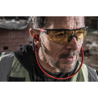 Очки защитные ENHANCED с покрытием AS/AF MILWAUKEE (желтые)