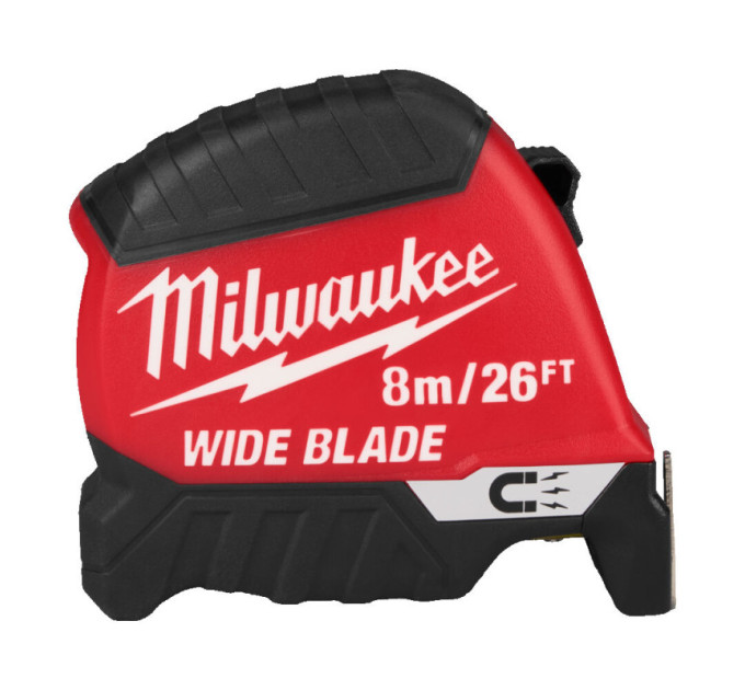 Рулетка магнитная WIDE BLADE MAGNETIC MILWAUKEE (Gen2), 8м/26фт (35мм)